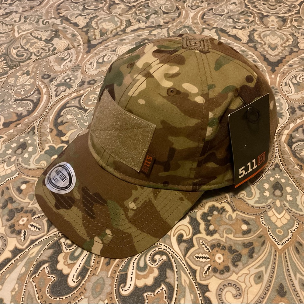NWT 5.11 Tactical Flag Bearer Hat Multicamo Green OS